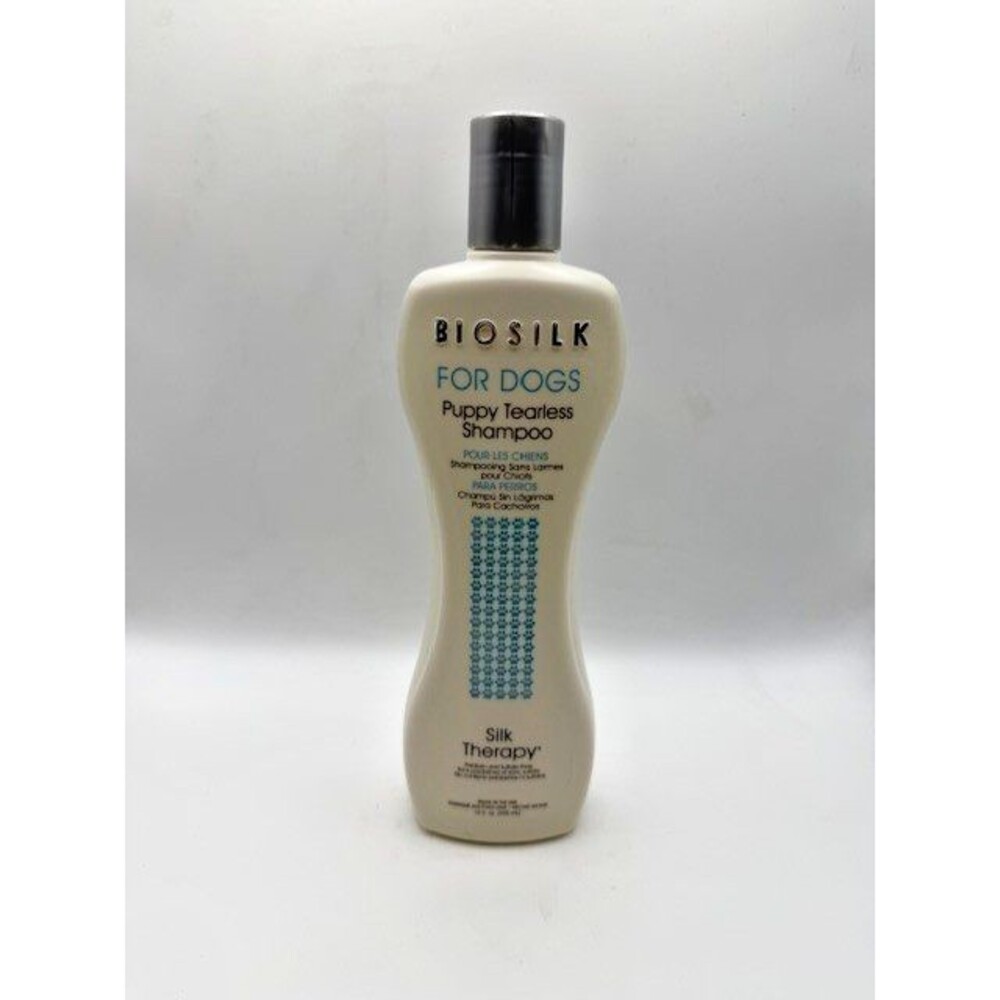BioSilk For Dogs Puppy Tearless Shampoo 12 oz Silk Therapy Pet Shampoo Gentle